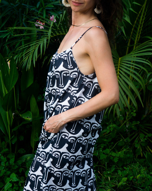 Jumpsuit Caritas de Escama – Enterizo Artesanal de Lino | Hecho por Mujeres en Colombia