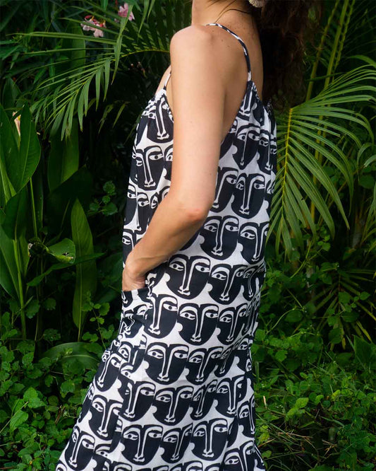 Jumpsuit Caritas de Escama – Enterizo Artesanal de Lino | Hecho por Mujeres en Colombia